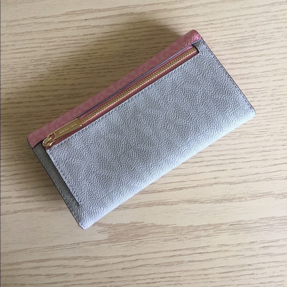 Michael Kors Carnation Multi Trifold Wallet - Picture 3 of 9